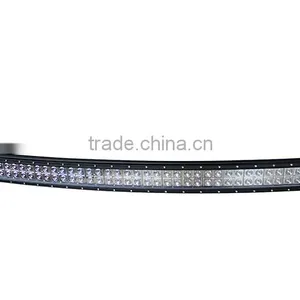 C Ree 50" Jeep JK Wrangler Windshield Dual Row Curved Led Light Bar thumbnail-1