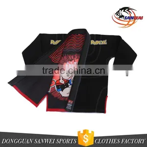 Black High Quality Custom Pakistan Bjj thumbnail-1