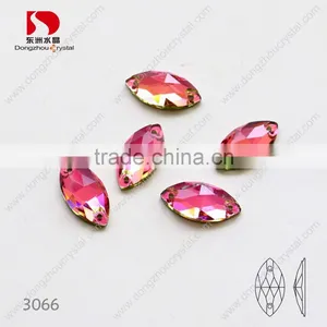 Top Quality Horse Eye Shape Flatback Sew on k5 Crystals,sewing Crystal Stone for Accessories thumbnail-2