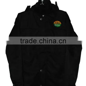 Men's Winter Wear 2015 New Men's Waterproof Pvc Coated Padded Jacket Twill Pvc Coated Lining Cut Terry Quilted Cotton thumbnail-1
