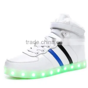 Winter Man Ankle Boot Shoe With Led Lights up USB Charging Exces Stock thumbnail-1