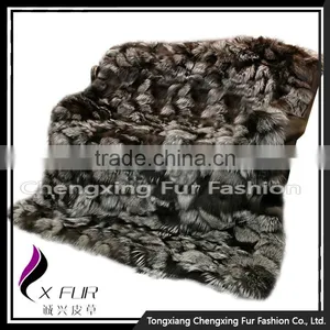 CX-D-116 New Design Bedding Sets / Fox Fur Blanket / Bed Cover thumbnail-4
