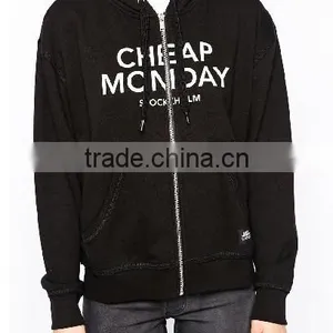 Cheap Printed Logo Women Fleece Jacket 2015 thumbnail-4