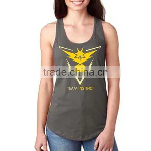 Pokemon Go Team Valor Mystic Instinct Womens Vest Shirt Blouse Tank Casual Tops thumbnail-4