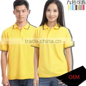 OEM Cheaper Custom Logo Printing Couple Golf Short Sleeve DIY Polo T-Shirt for Advertising and Promotion thumbnail-5