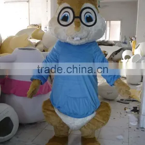 Lightweight Alvin Chipmunks Mascot Costume Adult Alvin Chipmunks Mascot Costume thumbnail-1