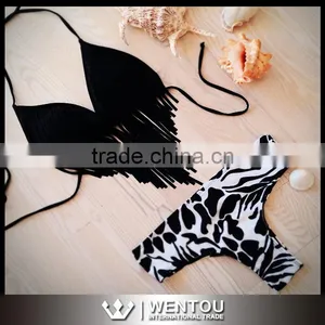 Hot Sell Womens Fringe 2 Piece Bikini thumbnail-2