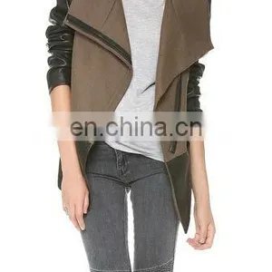 New Arrival Cheap Sexy Leather Women Jackets thumbnail-2