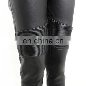 Wholesale Stretch Leggings Stretch Lamb Leather Pants Stretch Pants for Ladies thumbnail-4