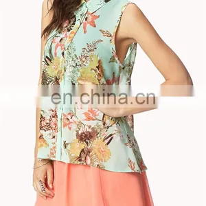 2016 Ladies Wholesale Clothing in USA Tulip Back Shirt/top/blouse thumbnail-2