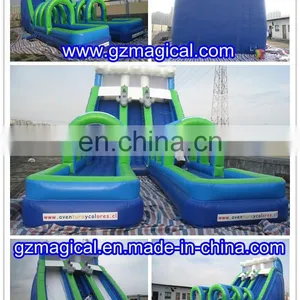 Outdoor Custom Adult Giant Inflatable Double Lane Slip Slide thumbnail-1