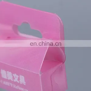 Factory Direct Selling Environmental Protection PP Plastic Packing Box, PVC Color Printing Box, Stationery Packing Box With Hang thumbnail-2