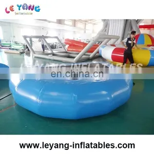 Island Hopper Water Trampoline Combo , Inflatable Water Bouncer thumbnail-1