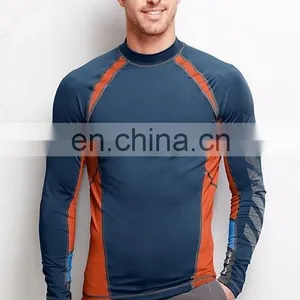 Custom Dye Sublimation Long Sleeve Rash Guard Compression Shirt thumbnail-3