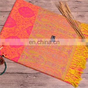 Fashion Paisley 100% Cotton Jacquard Minority Style Women Shawl Scarf thumbnail-6