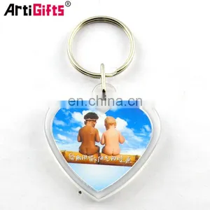 Promotion Bulk Round Clear Anime Custom Printed Blank Photo Acrylic Keychain Maker thumbnail-4