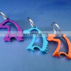 Custom Metal Horse Keychain With Opener thumbnail-1