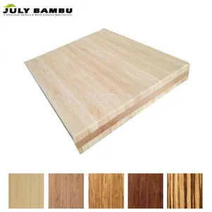 High Quality Solid Bamboo Table Top Use For Waterproof Kitchen Cabinets Price thumbnail-4