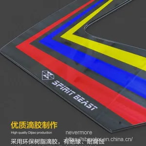 Spirit Beast Motorcycle Modified Carbon Fiber Waterproof Oil Tank Sticker for BellinaTRK502/BJ500GS L8 thumbnail-1
