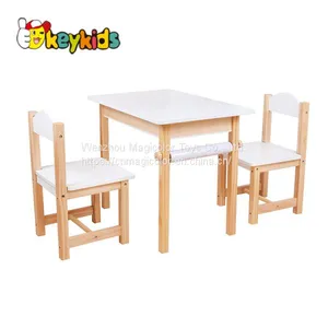 High Quality Certified Wooden Table and Chair Set for Kids W08G266 thumbnail-1