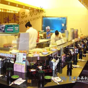 Sushi Restaurant Rotary Delivery System - Manufacturer: Michaeldeng@gdyuyang.com thumbnail-5