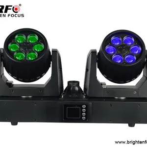 6X15W Wash Zoom Twins Moving Head Lights thumbnail-4