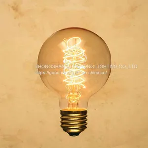 40-WATT INCANDESCENT G80 GLOBE VINTAGE EDISON LIGHT BULB thumbnail-1