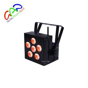 Multifunctional 6in1 Rgbwauv 6*18w Flat With Great Price Plastic Wireless and Battery Powered Par Led Light thumbnail-5