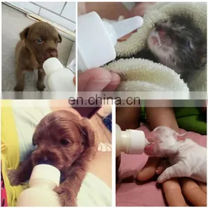 Hot Sale 50ml Pet Nurser Nursing Feeding Bottle Puppy Milk Feeder With Replace Nipples And Brush thumbnail-5