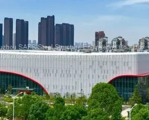 Chaohu Middle School Indoor Stadium Pipe Truss Project thumbnail-5
