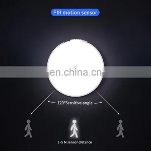 Factory Round LED Ceiling Light Available Motion Sensor Cabinet Light thumbnail-3