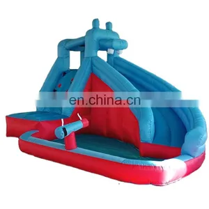 Backyard Inflatable Water Slide Oxford Kids Bouncy Castle With Pool thumbnail-1