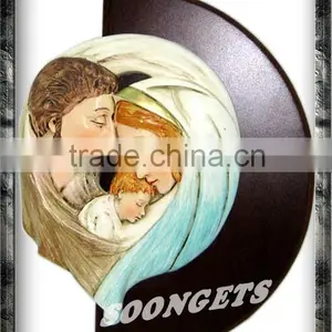 Polyresin Religious Sculpture Wooden Icon thumbnail-1
