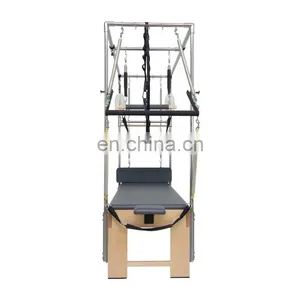 Commercial Home Use Fitness Pilates Reformer Equipment Body Balanced Pilates Machine With Full Trapeze Cadillac Pilates Reformer thumbnail-6
