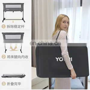 Luxury Portable Baby Crib Infant Bedside Sleeper Lightweight Bassinet thumbnail-5