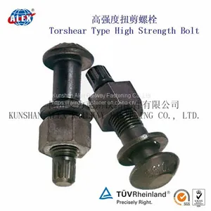 Sets Of Tension Control Bolt Hexagon Nuts and Plain Washer For Steel Strure thumbnail-2