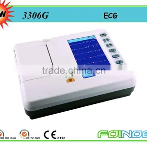 Model:3306G 6ch Color Touch Display Veterinary Ecg thumbnail-1