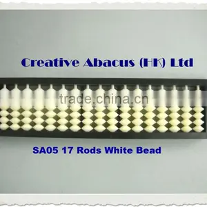 SA05 White Bead Mini Abacus thumbnail-1