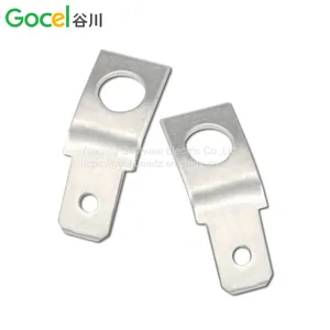 Dj6114-6.3 *0.8 Solder Plate 6.3 Insert 45 Degree Bending Insert 5.2 Male End Hole Crimping thumbnail-2