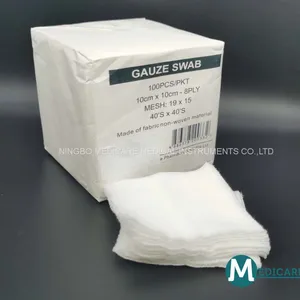 Gauze Swab Sterile Gauze Swab Mesh 19*15 24*20 18*9 Cotton Gauze Swab Disposable Gauze Swab thumbnail-1
