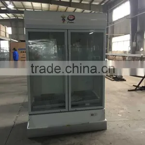 Two Doors Display Showcase Cooling Cabinet for Commercial Use thumbnail-6