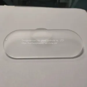 Crafts Lamps Frosted Glass Super White Tempered Glass Small Round Lens Shaped Glass thumbnail-5