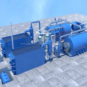 Batch Semi-automatic Pyrolysis Machine for Recycling Tire Plastic to Oil thumbnail-2
