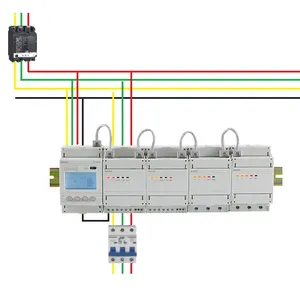 Acrel ADF400L 3 Phase Energy Meter With Rs485 Mixed 1-phase and 3-phase Circuits for Community/university thumbnail-4