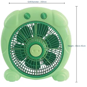 10′′mini Box Fan With 6PCS PP Blades and 1 Hour Timer/fan/ 13510231336 thumbnail-1