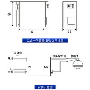 Intelligent Automatic Closing Leakage Switch, Automatic Reset, Overvoltage and Undervoltage Protector, Overload Monitoring, Lightning Protection Current Adjustable thumbnail-5