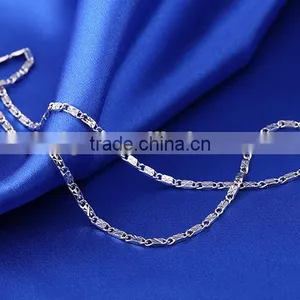 Cheap Price Fashion Rhodium Plated Wholesale Bulk Jewelry Chain Necklace thumbnail-5