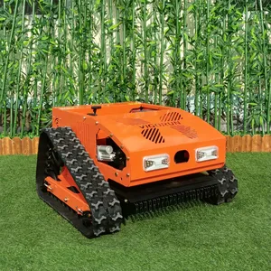 Remote Control Lawn Mower With Tracks, China Grass Trimmer Price, Remote Control Mower for Hills for Sale thumbnail-2