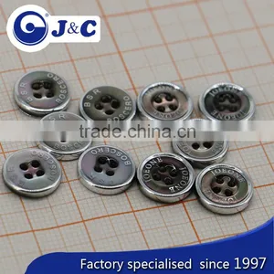 Black MOP Shell Buttons ,mother of Pearl Sea Shells Shirt Buttons With Plating Side thumbnail-3