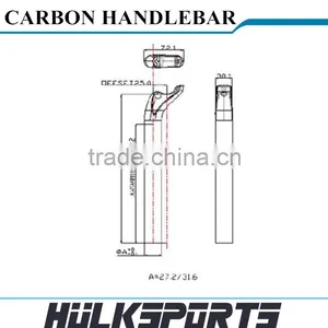 2015 Latest Full Carbon Fiber Bicycle Seatpost 3K/UD Seatpost Carbon Bicycle Accessories thumbnail-2